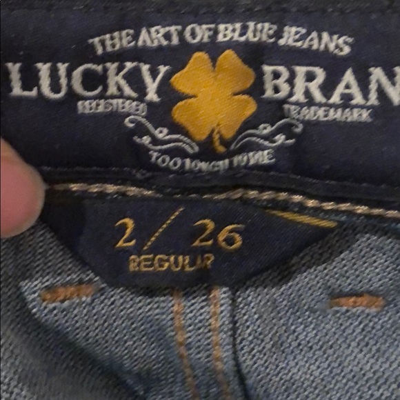 Lola Boot lucky brand jeans size 2/26 regular - Picture 6 of 6